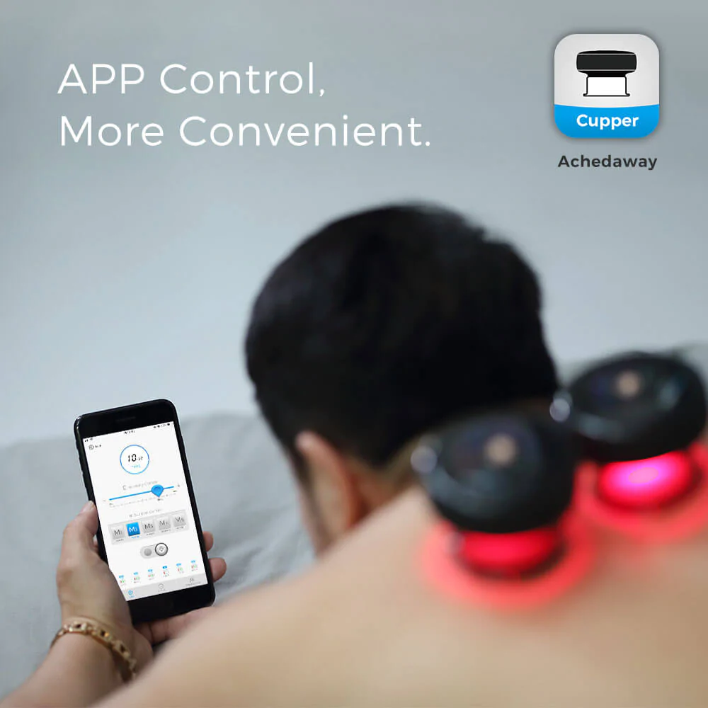 Achedaway Cupper - The Smart Cupping Therapy Massager (2 Pares)