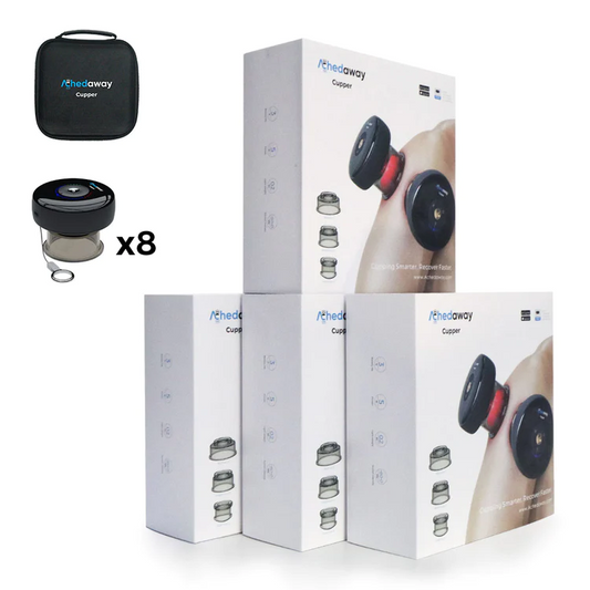 Achedaway Cupper - The Smart Cupping Therapy Massager (4 Pares)